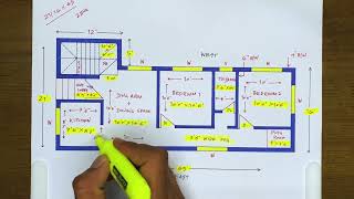 16x45 Ghar Ka Map | 16x45 House Map Design | 16x45 Home Plan Design | 16x45 Makan Ka Naksha