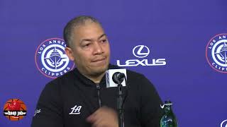 Ty Lue Reacts To The Clippers 102-92 Win Over The Warriors. HoopJab NBA