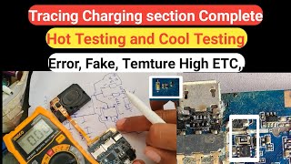 Charging Section Tracing Line, Hot and Cool Testing | vgo Tel i888,i710,i12,i20 Charging problem