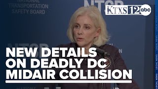 NTSB releases new details on deadly DC midair collision near Reagan Airport