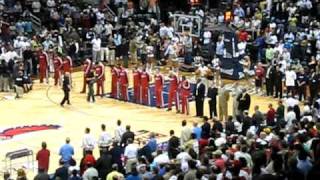 Keisha Cole @ Atlanta vs Cleveland Game 3 2009 Playoffs