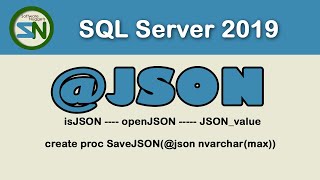 JSON. Learn isjson, json_value, openjson for SQL Server.