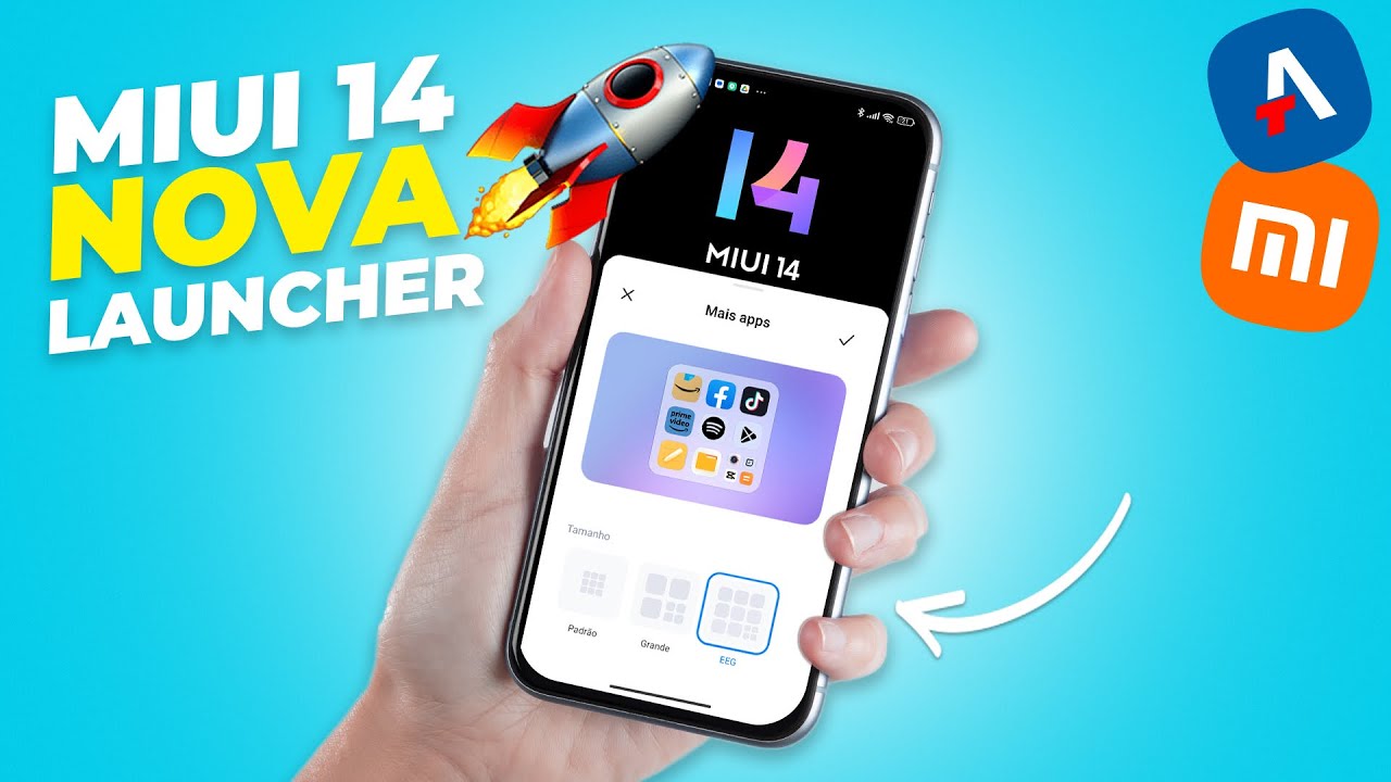 INSTALE AGORA 🚀 MI LAUNCHER MIUI 14 OFICIAL NOVA ATUALIZAÇÃO| BAIXE ...