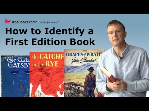 How do you know what edition a book is?