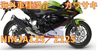 【モトブログ】海外車種の紹介　カワサキ　NINJA125／Z125　原付2種