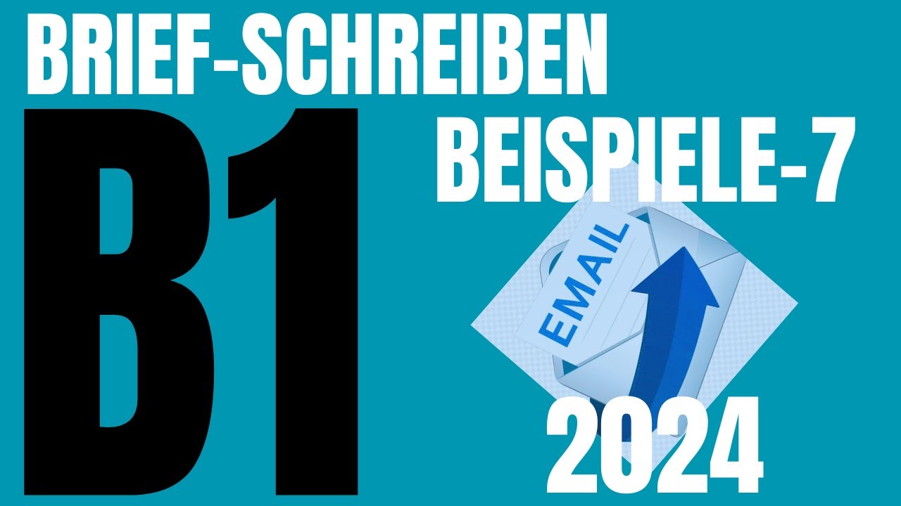 B1- Brief Prüfung - Schreiben - 8 | Redemittel & Beispiel | DTZ | G.A.S ...