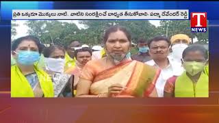 హరితహారం 6.0| మొక్కలు నాటిన ఎమ్మెల్యే పద్మా దేవేందర్ రెడ్డి | మెదక్‌‌ జిల్లా |TNews Telugu