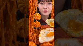 『雯雯爱吃饭』ASMR SAMYANG FIRE NOODLES #火鸡面 #samyang