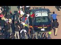 Black Lives Matter protesters smash window of CHP cruisers near downtown LA I ABC7