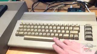 COMMODORE C64 with C-LAB SuperTrack (Sequencer \u0026 MIDI Interface) (1985)