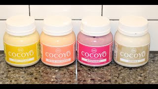 Cocoyo Living Coconut Yogurt: Piña Colada, Peach Nectarine, Raspberry \u0026 Vanilla Review