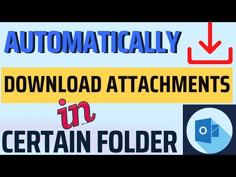 How to Automatically Download/Save Attachments in Outlook to a Certain Folder Using [VBA Rules]?