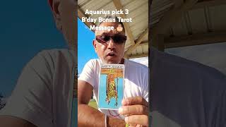 Aquarius pick 3 B'day Bonus Tarot Message 🎂