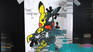 Come disegnare Pikachu Vs Venom