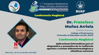 Aplicaciones informáticas para diagnóstico y pronóstico de resiliencia agrícola- Dr. Francisco Muñoz