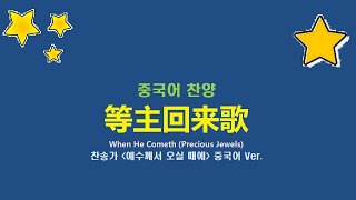 (중국어찬양): 等主回来歌 (찬송가 '예수께서 오실때에' 중국어 버전) - When He Cometh