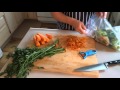 Saving vegetable scraps to make broth