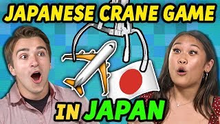 We Went To Japan To Win On A Crane Game | Toreba Crane Game (React)