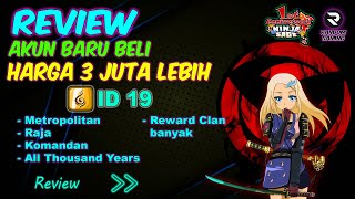 Ninja Sage - Review AKUN BARU BELI SEHARGA 3 JUTA LEBIH [ ID 19 ]