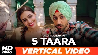 5 Taara | Vertical Lyrical Video | Diljit Dosanjh | Latest Punjabi Songs | Speed Records