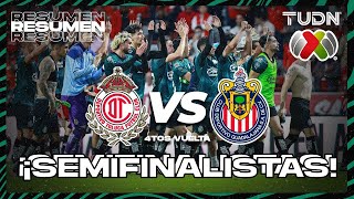 Resumen | Toluca vs Chivas | CL2024 - Liga Mx 4tos | TUDN