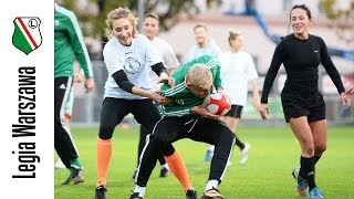 Piłkarze trenowali rugby!