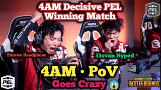 Match which made 4AM winnner of PEL S3 2020 • 4AM PoV PEL S3 Finals Day 4 Match 2 Gameplay