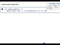 Python Code for Linear Search Algorithm
