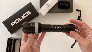 MOST Powerful Stun Gun Flashlight on the Market!! POLICE 8810 Self Defense Review Test ★★★★★