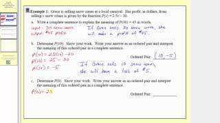 Applications of Formulas in Function Notation (L8.3)