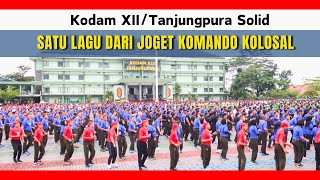 PECAH REKOR MURI, JOGET KOMANDO #kodamtanjungpura #shorts #tniad