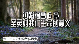 每日十五分钟读经与思考 - 约翰福音 7 章 “圣灵对我们生命的意义”