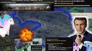 Macron Saves Equestria And BOMBS German Birds (HOI4 EAW)