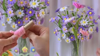 How To Make Pipe Cleaner Flowers | DIY Pipe Cleaner Flower | Pipe Cleaner Crafts