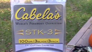 Cabelas STK 3 Broadhead Review