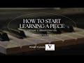 Lecture & Recital on 'How To Start Learning A Piece' - November 2024