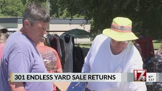 301 Endless Yard Sale returns, continues on Saturday