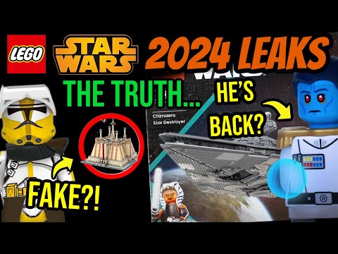 WE are WRONG! New 2024 Lego Star Wars Leaks THRAWN, 327TH Jedi Temple…
