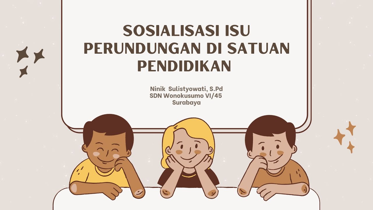 Sosialisasi Isu Perundungan Di Satuan Pendidikan - YouTube