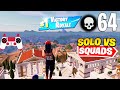 64 Elimination Solo Vs Squads Gameplay Wins (Fortnite Chapter 5 Season 2 PS4 Controller)