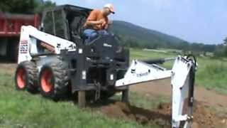 Bobcat 607 Skid Steer Backhoe Attachment For Loader Track For Sale Mark Supply Co Saxton Pa