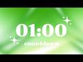 1 Minute Countdown Timer | No Music | Bell Sound 🌱