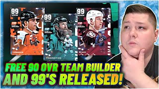 FREE 90 TEAM BUILDER AND 99 OVR RELEASED! | NHL 24 Team Building Objectives