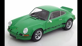 Modelissimo: Porsche 911 Carrera RSR 2.8 green/black 1973 1/18