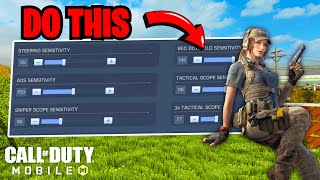 How to Find Your PERFECT Sensitivity In COD Mobile!