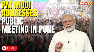 LIVE: PM Modi Addresses Public Meeting in Pune, Maharashtra | Assembly Election 2024 | NewsX