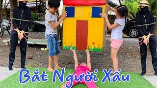 Stin Dâu Và Câu Chuyện Bắt Người Xấu (^_^) Chơi Đóng Kịch Stin Dâu Giải Cứu Em Bé