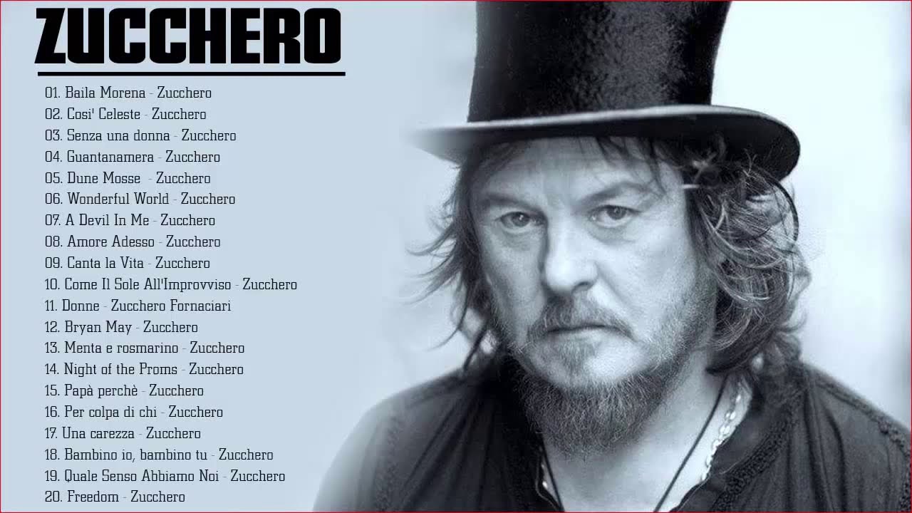 Zucchero Live - Zucchero Greatest Hits Full Album 2021 - Zucchero Best ...