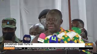 Asantehene urges labour gov't to use dialogue to address concerns- Adom TV (4-01-22)