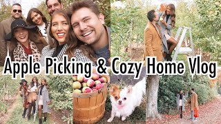 Apple Picking \u0026 Cozy Fall Home Vlog